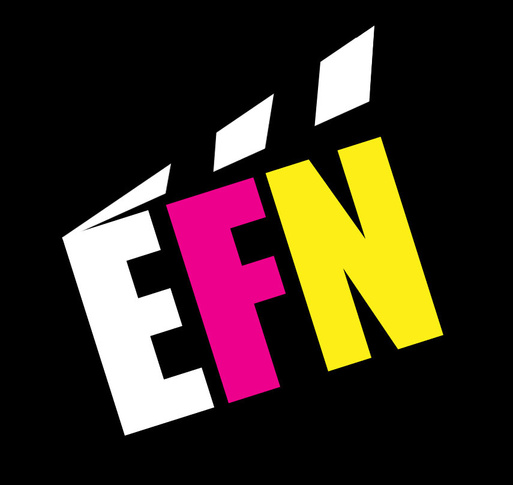 EFN white pink and yellow logo